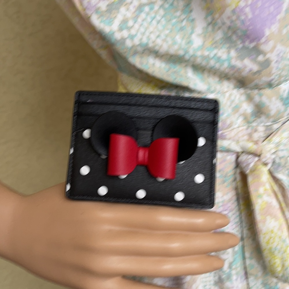 disney x kate spade new york other minnie mouse cardholder - Picture 2 of 16